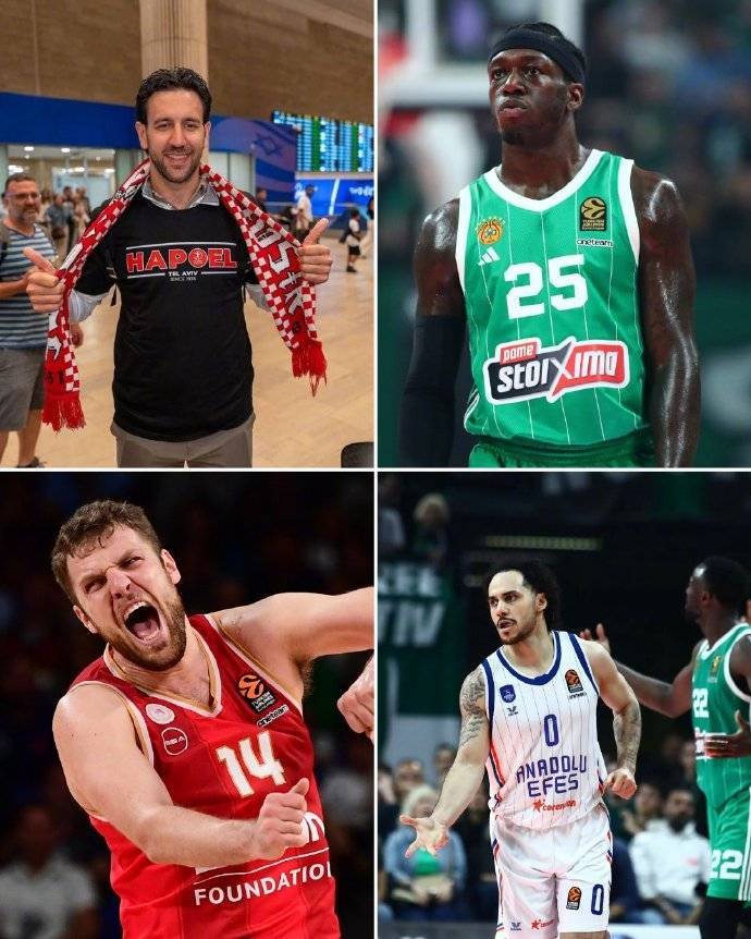 新赛季欧洲篮坛薪水前十：NBA弃将领跑 税后560万